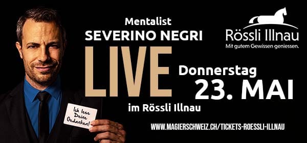 Live Show Mentalist Severino Negri