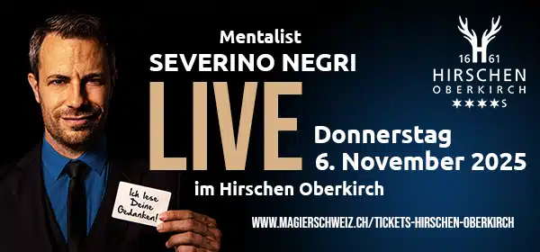 Severino Negri Mentalist Banner Hischen Oberkirch
