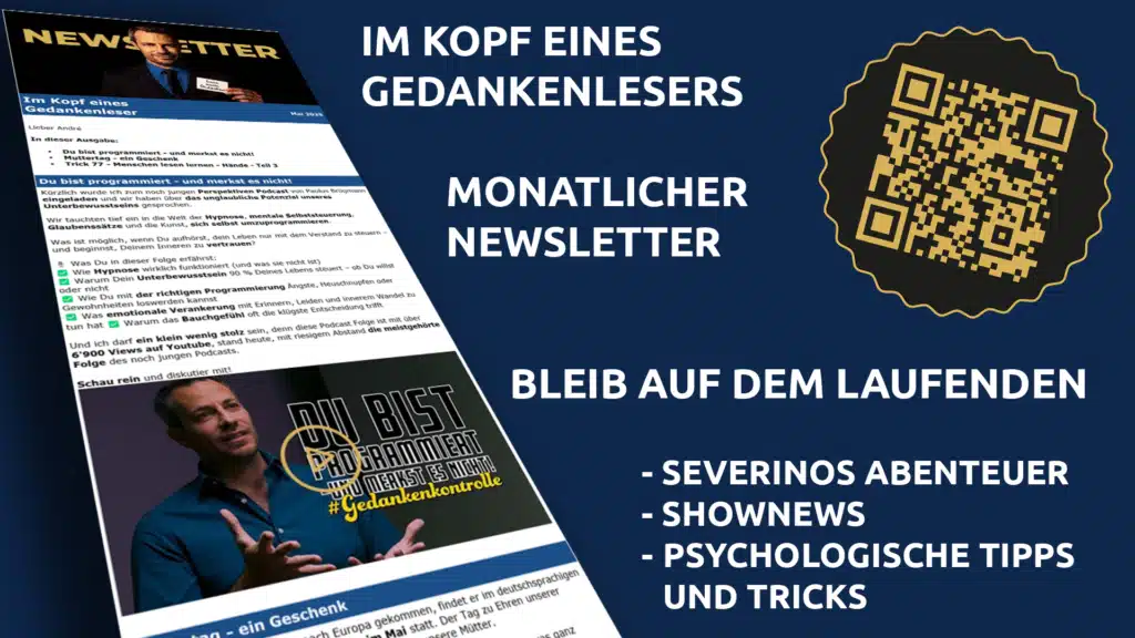Newsletter Severino Negri Im Kopf eines Gedankenlesers